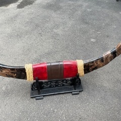 取引決まりました龍の木彫りのツノの画像