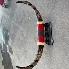 取引決まりました龍の木彫りのツノ