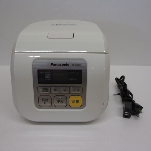 パナソニック 3合 炊飯器 マイコン　電子ジャー炊飯器   SR-ML051　2015年製