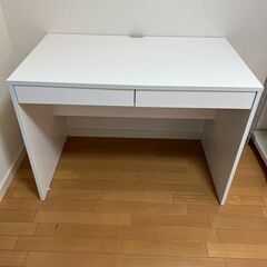 ニトリ　パソコン用デスク引き出し付き　縦60ｘ幅100ｘ高さ71...
