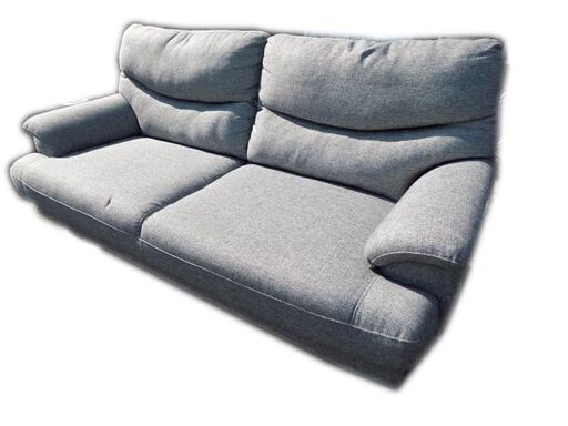 ☆ ニトリ 3人用布張りソファ(キャッツ3 GY) 幅177×奥行83×高さ84cm