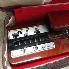 2305-555 大正琴 動作未確認 キズ、汚れ、名前記入有 現状お渡し④の画像