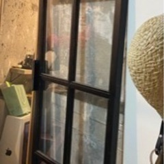 アイアン　建具　ガラス付き