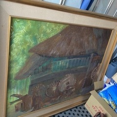 油絵　店舗備品　1450×1200の画像