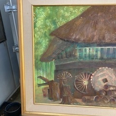 油絵　店舗備品　1450×1200の画像