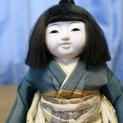 市松人形　男女　高さ２２センチの画像