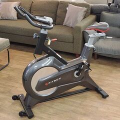 (Y)北大前! 札幌 引取 FitBOX/フィットボックス エアロバイク FBX-01 ブラック スピンバイク/フィットネスバイク エクササイズ 2012547