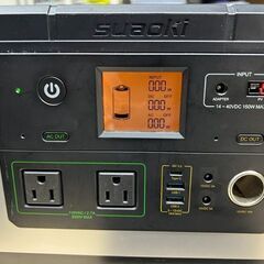 suaoki G500 キャンプ用品その他/SLV/ポータブル電源/110V-60Hz/50Hz(300W)　ジャンクの画像
