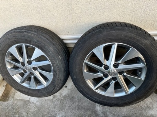 お引き取り1番早い方に、純正トヨタ　アルファード、ヴェルファイアホイル(タイヤはスタッドレス)4本