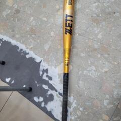 軟式用金属バットZETT BRUISER4 BAT1652/82cm/67DIA中古
