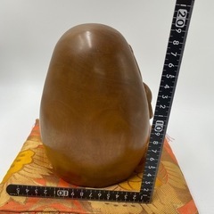 だるま　時代物　縁起物　達磨大師　木彫りの画像