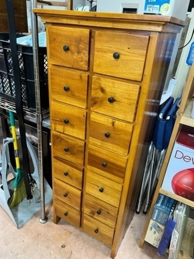 取引中  スリムチェスト アンティーク ハンドメイド 無垢材  しげん屋
