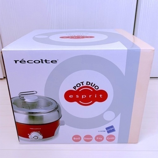 電気鍋 新品未使用 ポットデュオ エスプリ 赤色 ウィナーズ RPD-2(R)