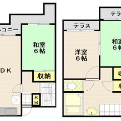 ネット無料★都市ガス★メゾネットタイプの物件です♪