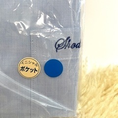 大阪商業大学高等学校 女子 半袖 青シャツ13号の画像