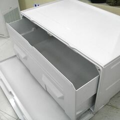 タッパーウエア スーパーチェスト ワイド ディープ ホワイト Tupperware 収納 苫小牧西店の画像