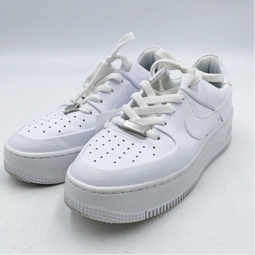 【美品】NIKE ナイキ エアフォース1 セージ ロー トリプルホワイト W