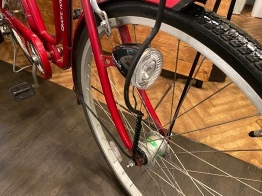 【LEDオートライト】26インチ6段　自転車