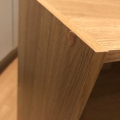 カラーボックス2段　ナチュラルウッドの画像