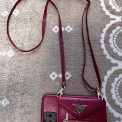 iPhone12ポシェットケース(ほぼ新品)