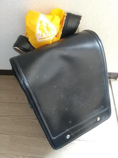 【値下げ⤵️】ランドセル　黒　雨避けカバー付