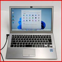 送料無料 保証付 高速SSD 13.3型 ノートパソコン SONY VJS131C11N 中古