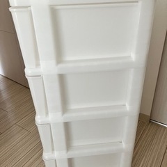 ニトリ4段収納ケース/リビングチェスト、キャスター付の画像