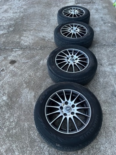 195/65R15夏タイヤアルミホイールセット