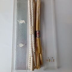 帯締め・帯あげ６点セット（冠婚葬祭など）の画像