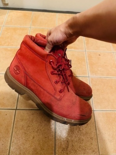 Timberland/レッド/レザー/A1359/アウトドア/A1QXC