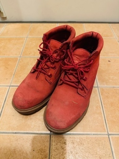 Timberland/レッド/レザー/A1359/アウトドア/A1QXC