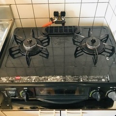 Rinnai リンナイ LPガスコンロ 2口ガスコンロテーブル 2口コンロ グリル RT31NHS-L LPガス用の画像