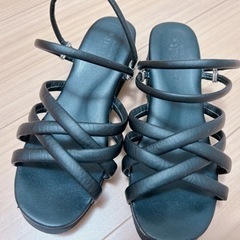 ナースサンダル黒　中古
