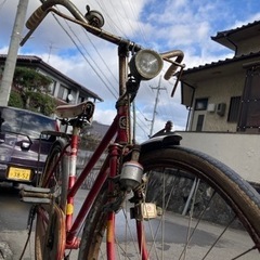 レトロ　自転車の画像