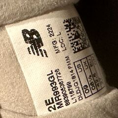 new balance 993 27 2E grey men ほぼ新品　2万円の画像