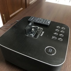 maxell iPhoneスピーカー(ラジオ+時計+目覚まし)の画像