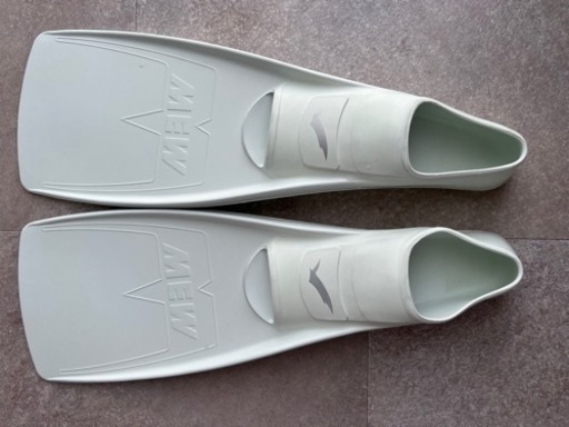 【超美品】gull ガル ミュー フィン ホワイト MSサイズ