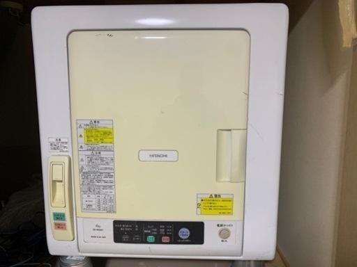 売却済み 商品名：HITACHI 日立 2016年製 衣類乾燥機 DE-N60WV