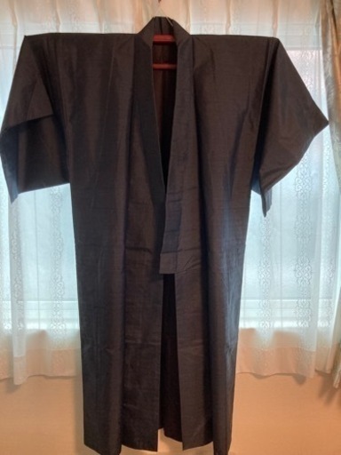 新品未使用　男着物　大島着物　長襦袢　羽織　帯　羽織紐