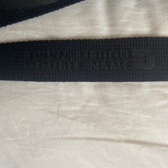 ガチャベルト　黒　ダブルネームの画像