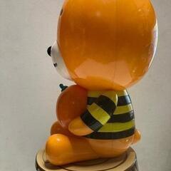 はちみつきんかんのど飴オリジナル　はちのすけ電波置き時計の画像