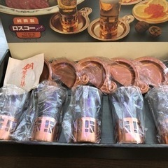 純銅製　一口ビールコースター付き