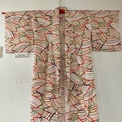 正絹　単　ピンク系の画像