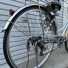 前後タイヤ新古品☆ 27型軽快車 防犯登録料込‼︎