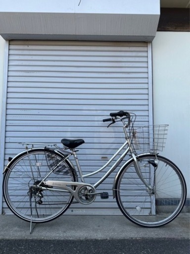 前後タイヤ新古品☆ 27型軽快車　防犯登録料込‼︎