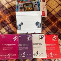 超希少！開封未使用品　ＳＮＫエスエヌケーポータブルゲーム機　海外版ネオジオポケットカラー　ブルー　NEOP－A 2（値下げしました）の画像