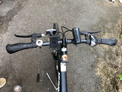ハマー クロスバイク HUMMER 7段変速 700×32C ブラック