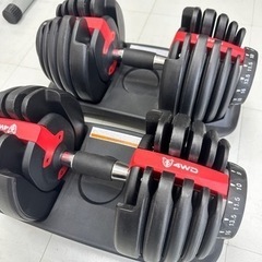 可変式ダンベル 24kg 2個セット ダイヤル式  熊本リサイク...