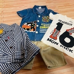 値下げ　100、110の夏服セット