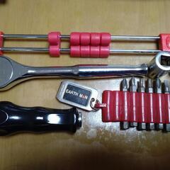 京都機械工具(KTC) ソケット レンチセット 26点 1セット＋オプションツール お譲りしますの画像